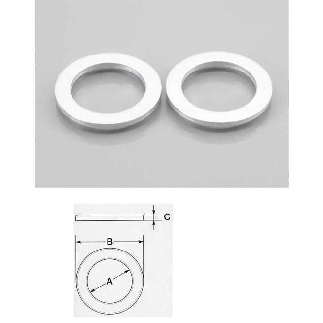 K-CON キタココンビニパーツ バンジョー ／ シーリングワッシャー クラッシュワッシャー・バンジョーガスケット ブレーキ | ブランド登録なし