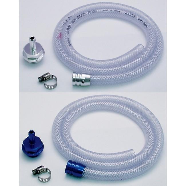 CF POSH CFポッシュ ブリーザーホースキット(ホースエンド付) カラー：ブルーアルマイト仕上げ HONDA ホンダ ブリーザーキット エンジンパーツ エンジン | POSH