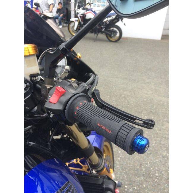 ALCAN hands アルキャンハンズ グリップ Φ22用 iGrip (アイ・グリップ) カラー：メタリックシルバー HONDA ホンダ ハンドル | ALCAN hands | 07