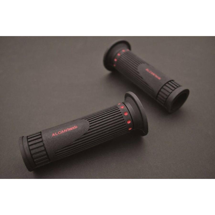 ALCAN hands アルキャンハンズ グリップ Φ22用 iGrip (アイ・グリップ) カラー：オレンジレッド HONDA ホンダ ハンドル | ALCAN hands