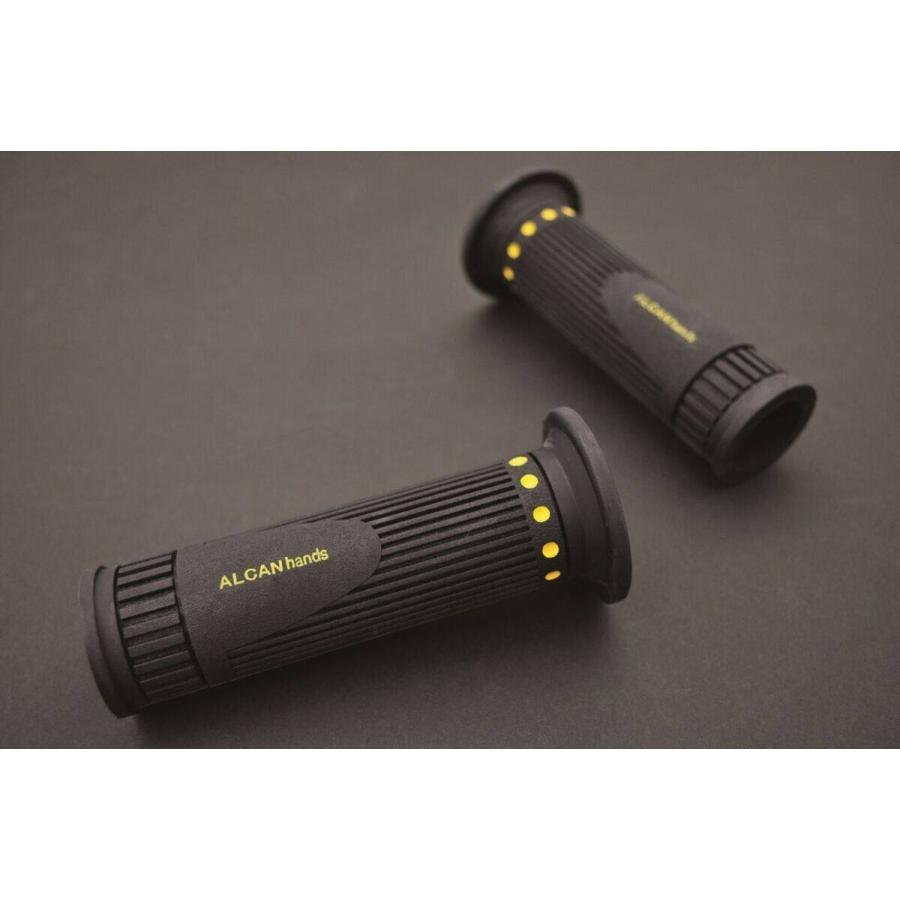 ALCAN hands アルキャンハンズ グリップ Φ22用 iGrip (アイ・グリップ) カラー：ライトイエロー HONDA ホンダ ハンドル | ALCAN hands