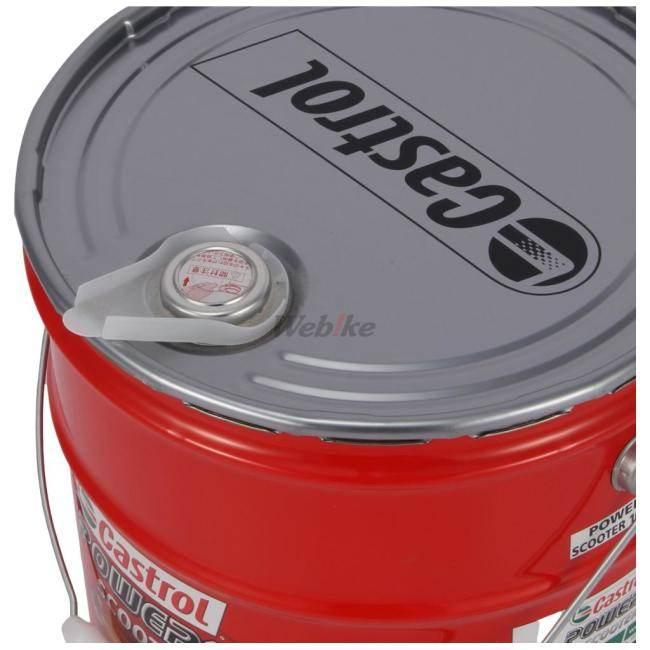 Castrol カストロール POWER1 SCOOTER 4T【パワー1 スクーター 4T】【10W-40】【4サイクルスクーター専用オイル 部分合成油】 容量：20L 4サイクルオイル | Castrol | 03