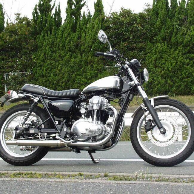 KAWASAKI W400 W650 アルミタンク Bigcedar製 BIGCEDAR（ビッグシーダー） アルミチョップタンク W400 W650 KAWASAKI