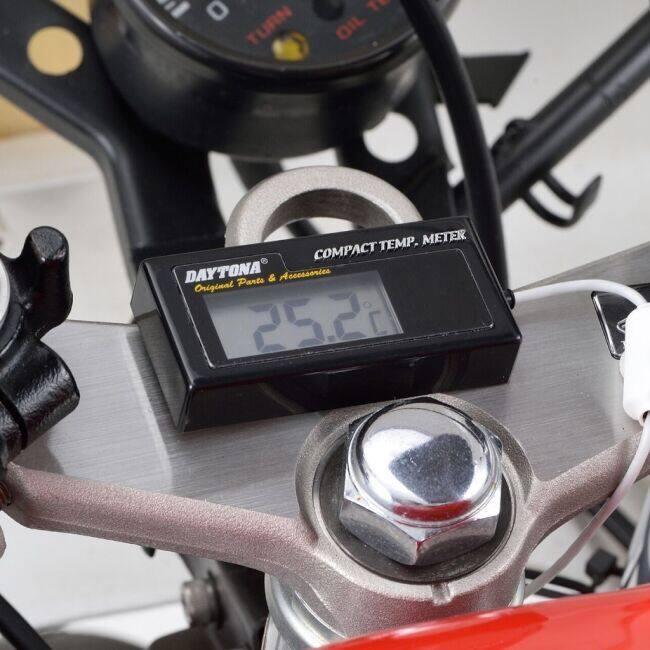 セールプライス　デイトナ　コンパクト水温計　汎用品×2 DAYTONA（デイトナ） コンパクトテンプメーター HONDA ホンダ KAWASAKI
