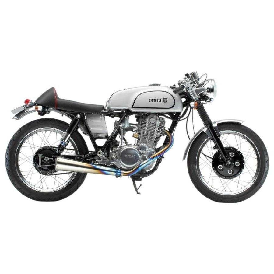 OVER オーヴァー チタンメガホン MANXタイプ タイプ：焼き色有り SR400 SR500 YAMAHA ヤマハ フルエキゾーストマフラー マフラー | OVER RACING