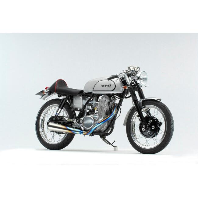 OVER オーヴァー チタンメガホン MANXタイプ タイプ：焼き色有り SR400 SR500 YAMAHA ヤマハ フルエキゾーストマフラー マフラー | OVER RACING | 02