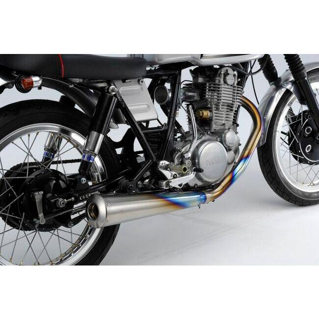 OVER オーヴァー チタンメガホン MANXタイプ タイプ：焼き色有り SR400 SR500 YAMAHA ヤマハ フルエキゾーストマフラー マフラー | OVER RACING | 04