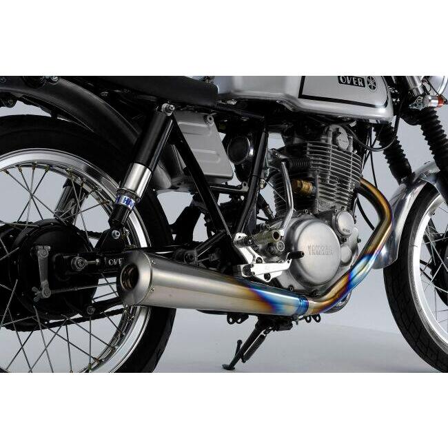OVER オーヴァー チタンメガホン MANXタイプ タイプ：焼き色有り SR400 SR500 YAMAHA ヤマハ フルエキゾーストマフラー マフラー | OVER RACING | 05