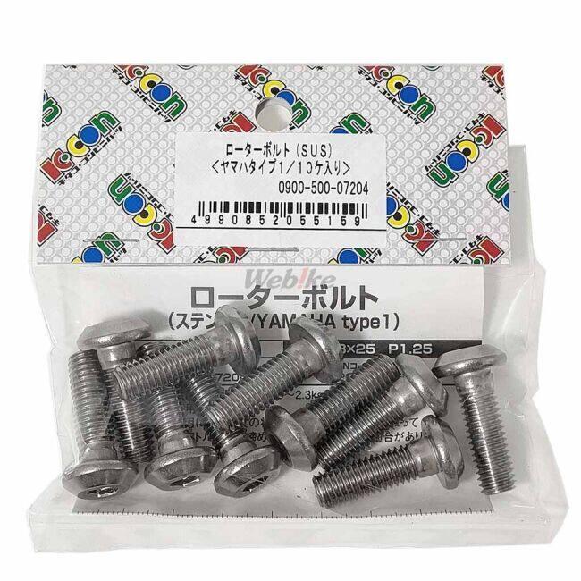 K-CON キタココンビニパーツ ローターボルト（ステンレス） 個数：10ヶ ローターボルト ブレーキ | KーCON | 01