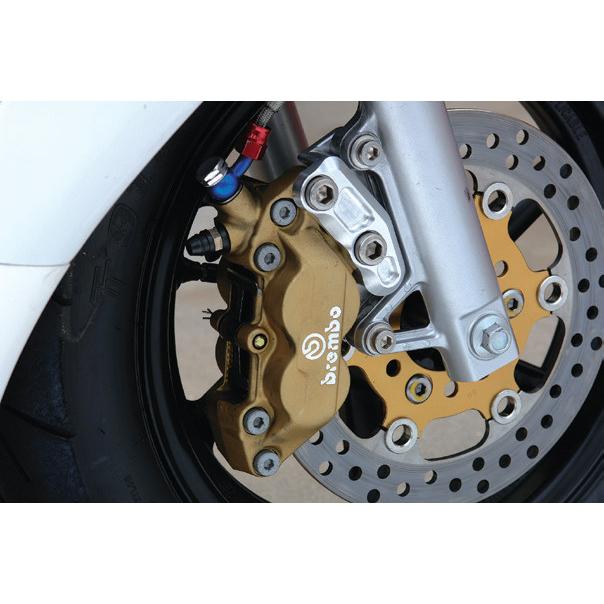SHIFT UP シフトアップ brembo 4pods キャリパーサポート NSF100 NSR50 XR100モタード XR50モタード HONDA ホンダ キャリパーサポート・ブラケット ブレーキ | シフトアップ | 01