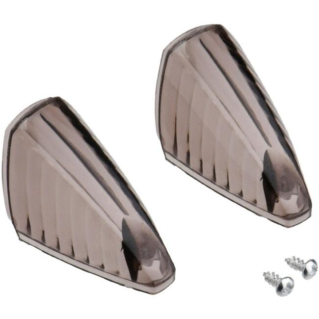 DRC ディーアールシー モトレッド ティアドロップリプレースメントレンズ タイプ586 カラー：スモーク ウインカーレンズ 灯火類 電装系 | DRC | 01