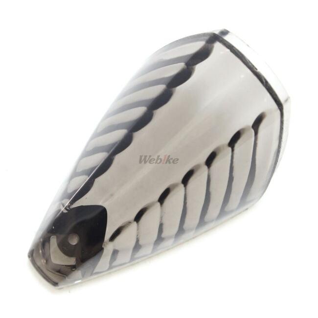 DRC ディーアールシー モトレッド ティアドロップリプレースメントレンズ タイプ586 カラー：スモーク ウインカーレンズ 灯火類 電装系 | DRC | 03