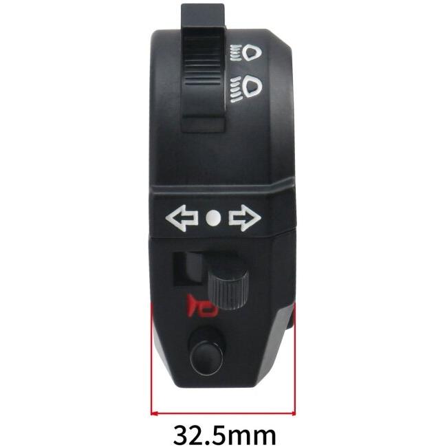 DRC ディーアールシー モトレッド EZ電装キット用フラッシャー／ホーンスイッチ ハンドルスイッチ・スイッチボックス ハンドル周辺パーツ ハンドル | DRC | 02