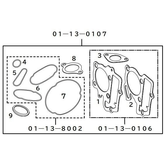 SP武川 SPタケガワ GASKET A-SET/TT-R50/YB-1FOUR (SuperHead+R) YB-1 TT-R50 YAMAHA ヤマハ エンジンガスケット エンジンパーツ エンジン | スペシャルパーツ武川