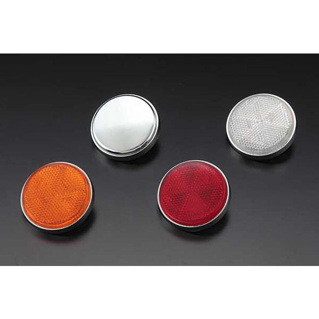 PMC ピーエムシー Z1/Z2 サイドリフレクター リフレクターカラー：クリア/トリムカラー：ブラック Z1 (900SUPER4) Z2 (750RS/Z750FOUR) KAWASAKI カワサキ 外装 | PMC