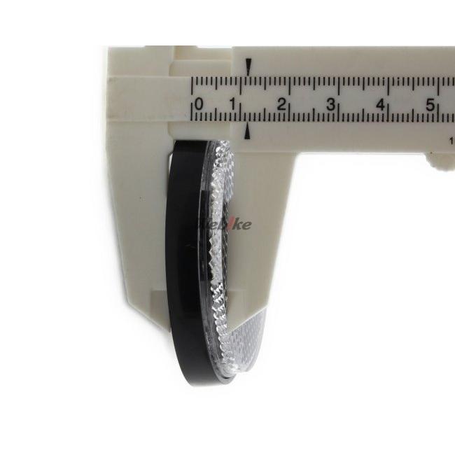 PMC ピーエムシー Z1/Z2 サイドリフレクター リフレクターカラー：クリア/トリムカラー：ブラック Z1 (900SUPER4) Z2 (750RS/Z750FOUR) KAWASAKI カワサキ 外装 | PMC | 03