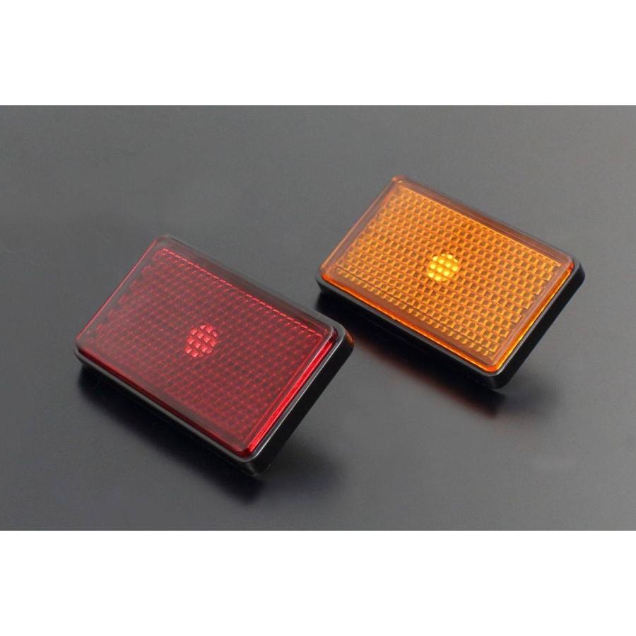 PMC ピーエムシー サイドリフレクター カラー：レッド Z1000 MkII Z750FX KAWASAKI カワサキ リフレクター 外装 | PMC