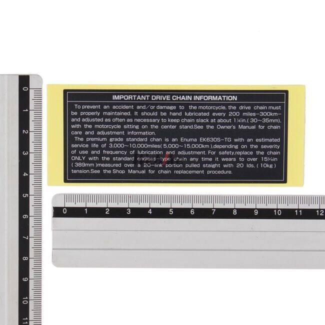 PMC ピーエムシー コーション ラベルセットZ1用 ステッカー・デカール 外装 | PMC | 02