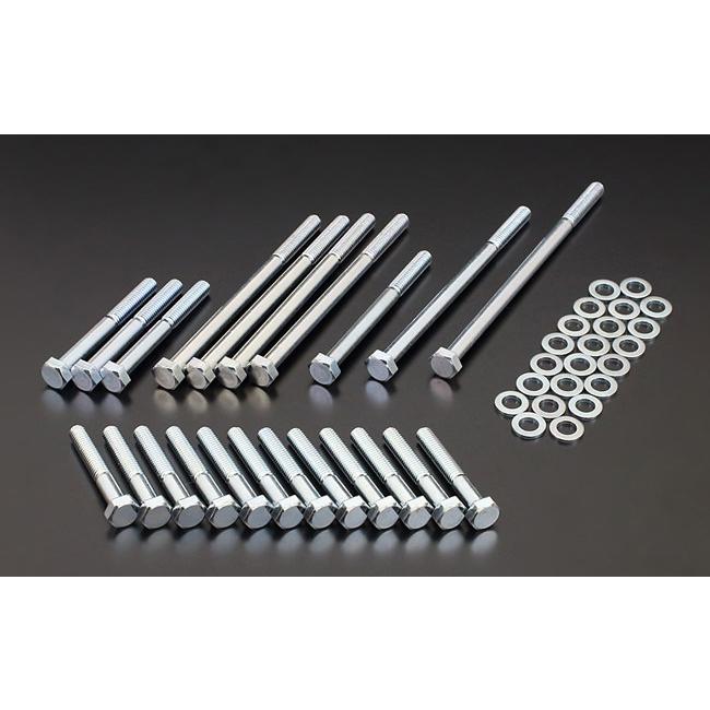 PMC ピーエムシー Z/KZ エンジンカバーボルトセット クランクケースボルト Z1000 (空冷) Z750 Z900 (KZ900) KAWASAKI カワサキ エンジンパーツ エンジン | PMC