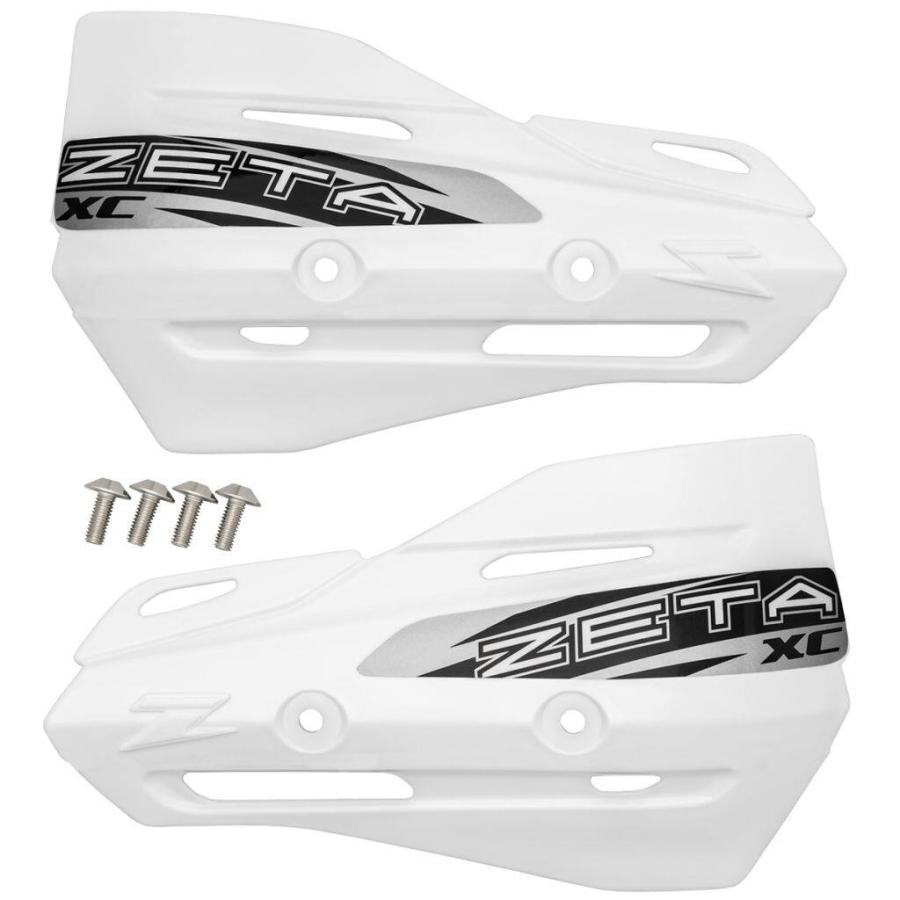ZETA XC ハンドガード ナックルガード　ホワイト　ウインカー付 ZETA RACING ジータ レーシング XC プロテクター カラー：ホワイト