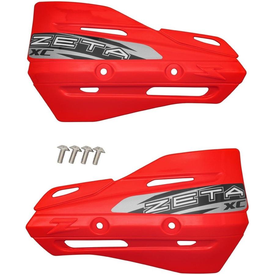 ZETA ジータ XC プロテクター カラー：レッド ハンドガード・ナックル