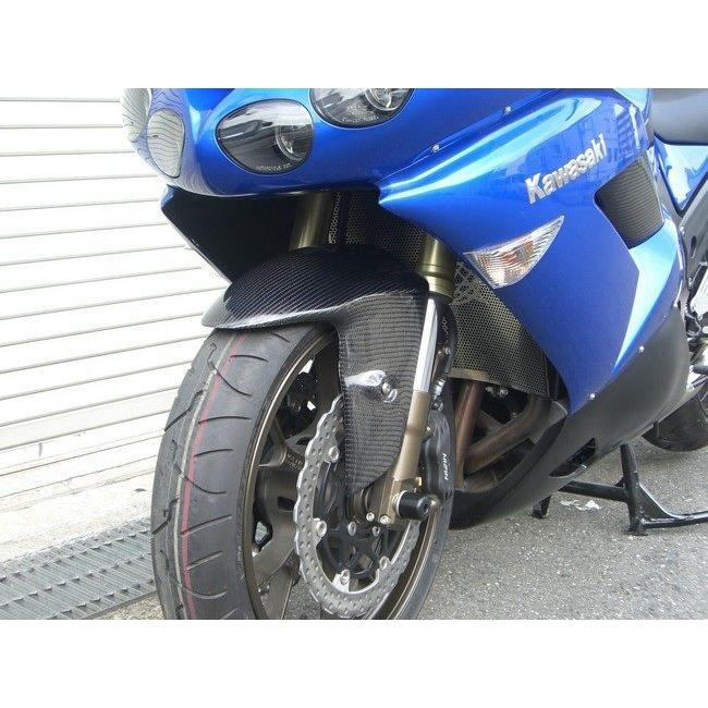 A-TECH エーテック フロントフェンダースペシャル 素材：カーボンケブラー ZZR1400 (ZX-14) KAWASAKI カワサキ フロントフェンダー フェンダー関連 外装の画像