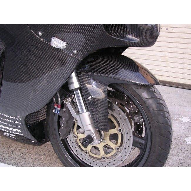 A-TECH エーテック フロントフェンダースペシャル II 素材：カーボンケブラー GSX1300R ハヤブサ(隼) SUZUKI スズキ フロントフェンダー フェンダー関連 外装の画像