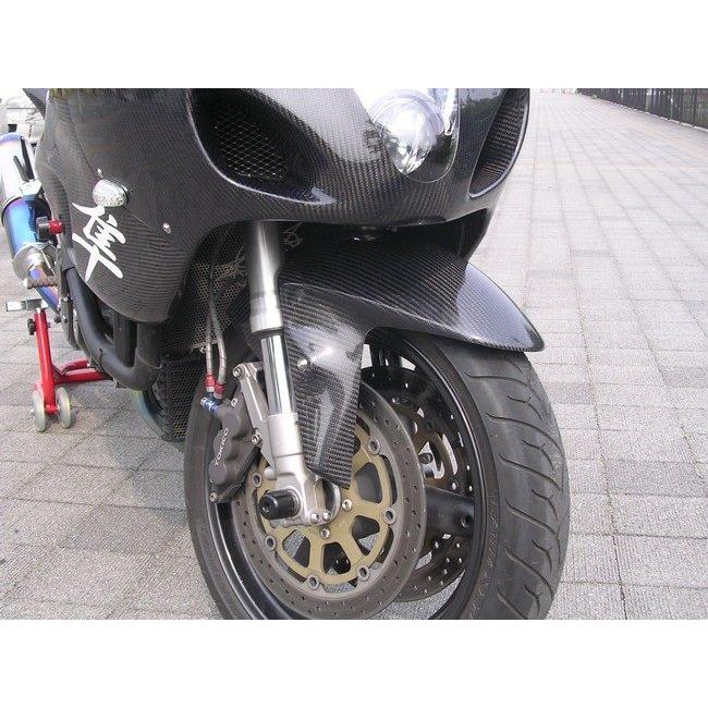A-TECH エーテック フロントフェンダースペシャル II 素材：カーボンケブラー GSX1300R ハヤブサ(隼) SUZUKI スズキ フロントフェンダー フェンダー関連 外装の画像