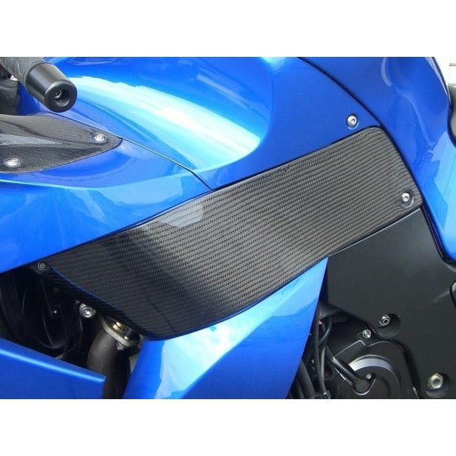 A-TECH エーテック サイドディフューザーセット 素材：平織カーボン ZZR1400 (ZX-14) KAWASAKI カワサキ サイドカウル・サイドカバー カウル関連 外装の画像
