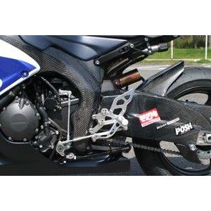 A-TECH エーテック フレームヒートガード 素材：平織カーボン(左右 