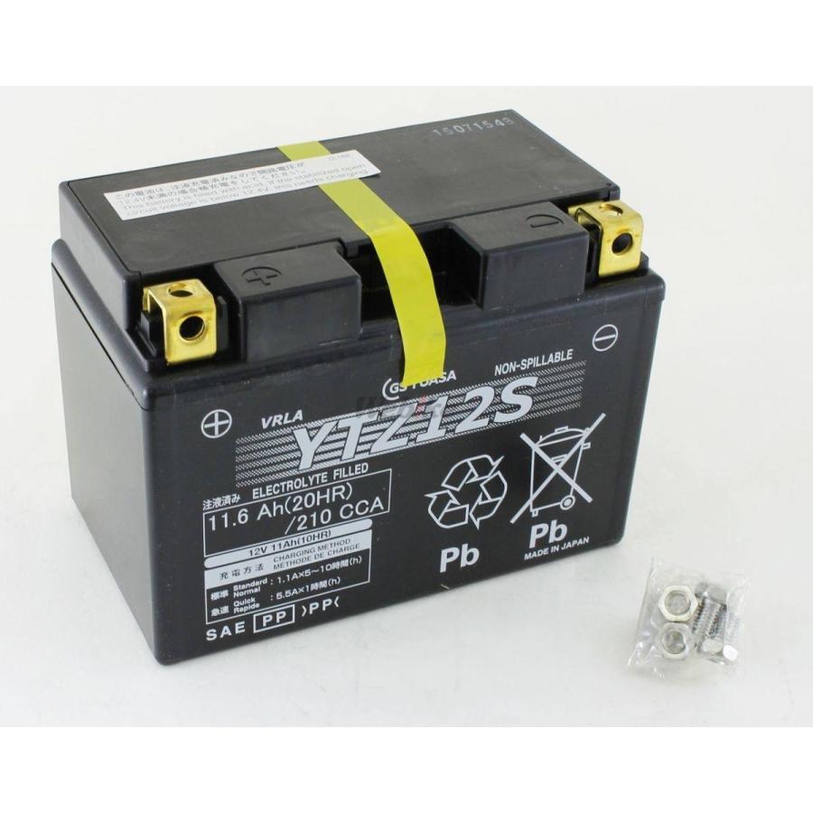 ご確認用 GSユアサ GS YUASA GSユアサ YTZ12S オートバイ用 制御弁型(MF)12V