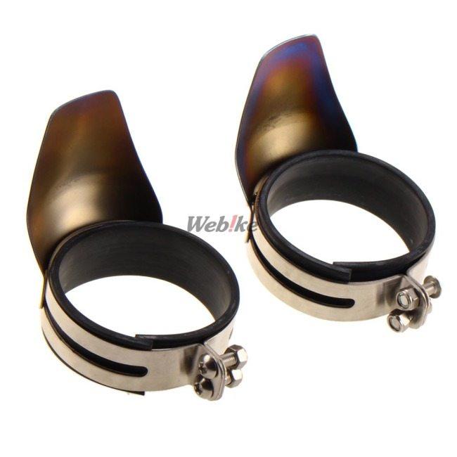 K-FACTORY（ケイファクトリー） フロントフォークガード 素材：チタン