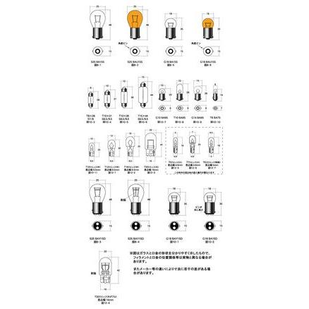 M&H マツシマ エムアンドエイチマツシマ ウェッジ シングル球 クリア メーター照明バルブ 灯火類 電装系 | ブランド登録なし | 01