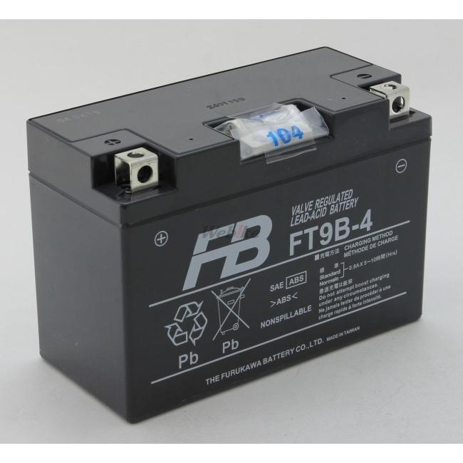古河バッテリー フルカワバッテリー FT9B-4 12V高始動形制御弁式 (シール形MF) バッテリー (FTシリーズ)｜webike｜02