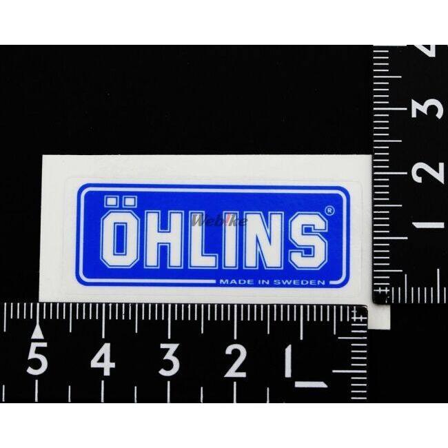 OHLINS（オーリンズ） クリアステッカー サイズ：46×18mm (小