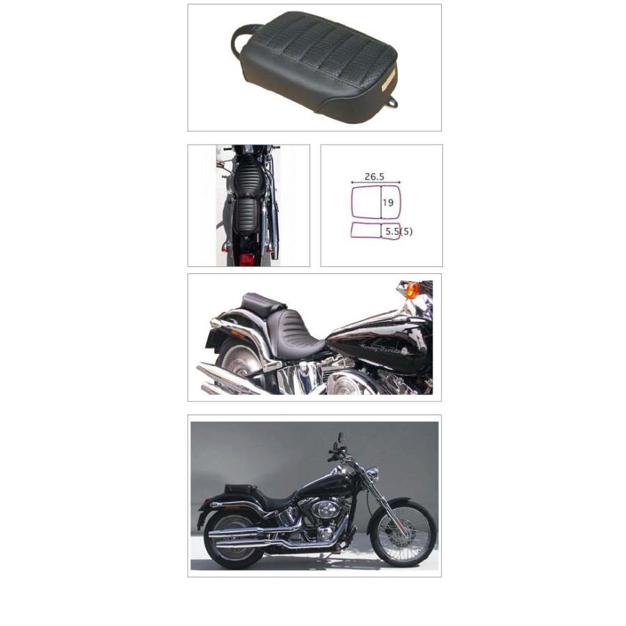 K＆H ケイアンドエイチ ピリオンパッド タック FXSTD SOFTAIL DEUCE [ソフテイルデュース] HARLEY-DAVIDSON ハーレーダビッドソン シート シート関連 外装 | K&H