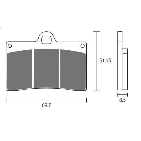 ZCOO ジクー ブレーキパッド セラミックシンタード APRILIA アプリリア bimota ビモータ CAGIVA カジバ DUCATI ドゥカティ HONDA ホンダ YAMAHA ヤマハ | ブランド登録なし