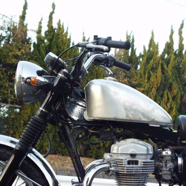 BIGCEDAR（ビッグシーダー） アルミタンク T-4 W650 KAWASAKI カワサキ