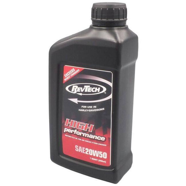 RevTech レブテック エンジンオイル 【20W50】【4サイクルオイル】 容量：946ml (1クオート) ハーレーダビッドソン その他 HARLEY-DAVIDSON 4サイクルオイル | REVTECH | 01