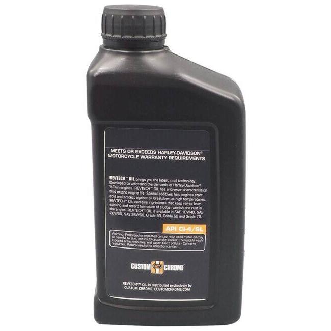RevTech レブテック エンジンオイル 【20W50】【4サイクルオイル】 容量：946ml (1クオート) ハーレーダビッドソン その他 HARLEY-DAVIDSON 4サイクルオイル | REVTECH | 02