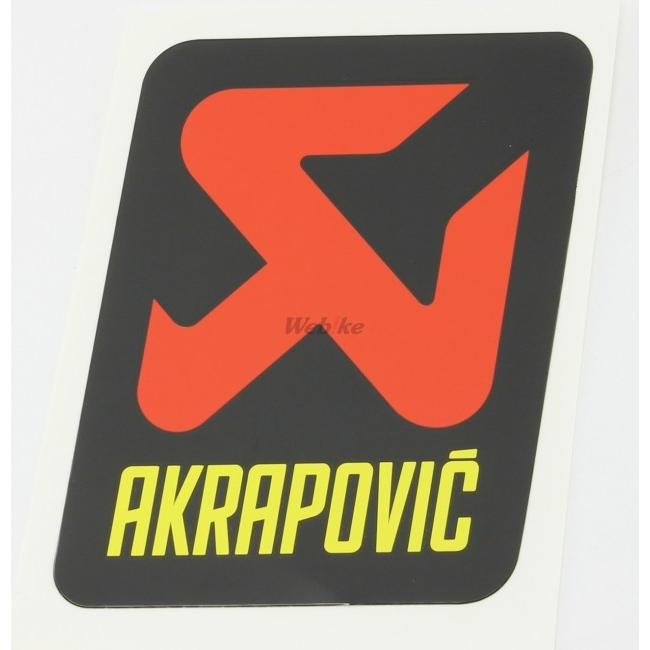AKRAPOVIC アクラポビッチ 耐熱サイレンサーステッカー｜webike｜02