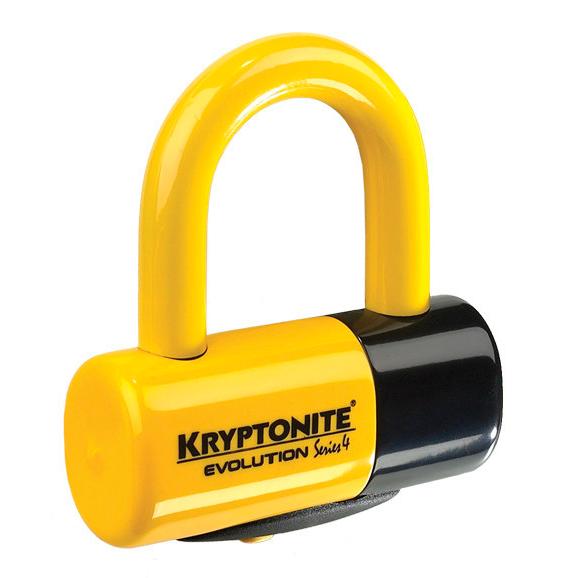KRYPTONITE クリプトナイト EV4ディスクロック カラー：イエロー ディスクロック 保管・盗難防止用品