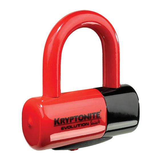 KRYPTONITE クリプトナイト EV4ディスクロック カラー：レッド ディスクロック 保管・盗難防止用品