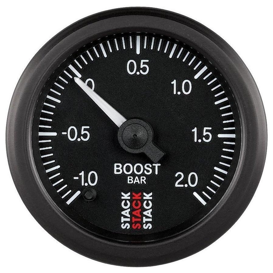 STACK スタック ST3000シリーズ ステッピング ブースト計 文字盤カラー：ブラック その他メーター メーター・インジケーター関係 電装系 | STACK（バイク）