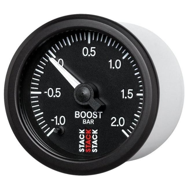 STACK スタック ST3000シリーズ ステッピング ブースト計 文字盤カラー：ブラック その他メーター メーター・インジケーター関係 電装系 | STACK（バイク） | 01
