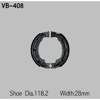 Vesrah ベスラ 純正仕様ブレーキシュー KD125 KD175 KDX175 KE125 KE175 KL250 KLX250 KS125 KT250 KX125 KAWASAKI カワサキ ブレーキシュー ブレーキ | Vesrah | 01
