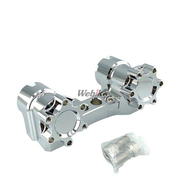 SHIFT UP シフトアップ ビレットハンドルブラケット＆ノブセット モンキー HONDA ホンダ ハンドルポスト・ハンドルライザー ハンドル周辺パーツ ハンドル | シフトアップ | 01