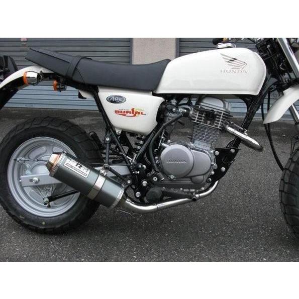 BURIAL ベリアル アルティメットマフラー カラー：レッド APE100 [エイプ] HONDA ホンダ フルエキゾーストマフラー マフラー_1