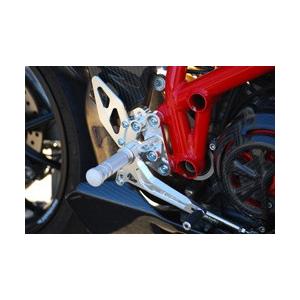 de LIGHT ディライト ステップキット 4ポジションタイプ カラー：ブラック 1098 1098S 1098R 1198 1198S 848 DUCATI ドゥカティ バックステップ ステップ | de LIGHT | 02