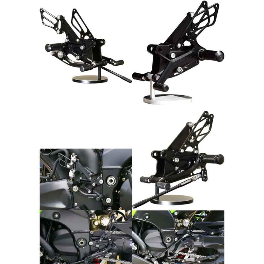 BABYFACE ベビーフェイス [IDEAL] バックステップキット カラー：シルバー ZX-10R KAWASAKI カワサキ バックステップ ステップ 足回り | babyface